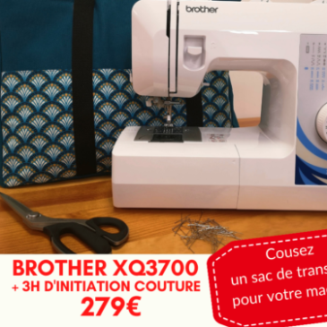 Découvrez la Brother XQ3700 et réalisez son sac de transport